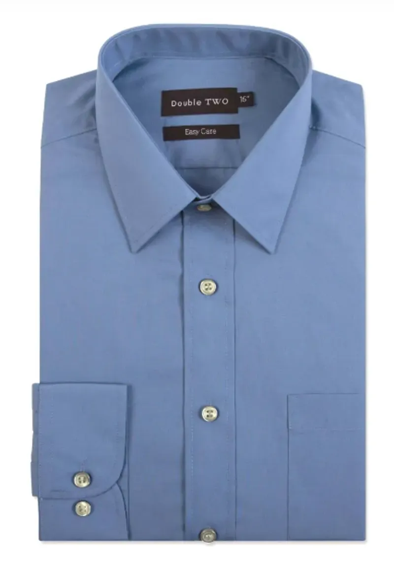  D2 Easy-Care Long-Sleeved Shirt Cornflower SLS3300E 